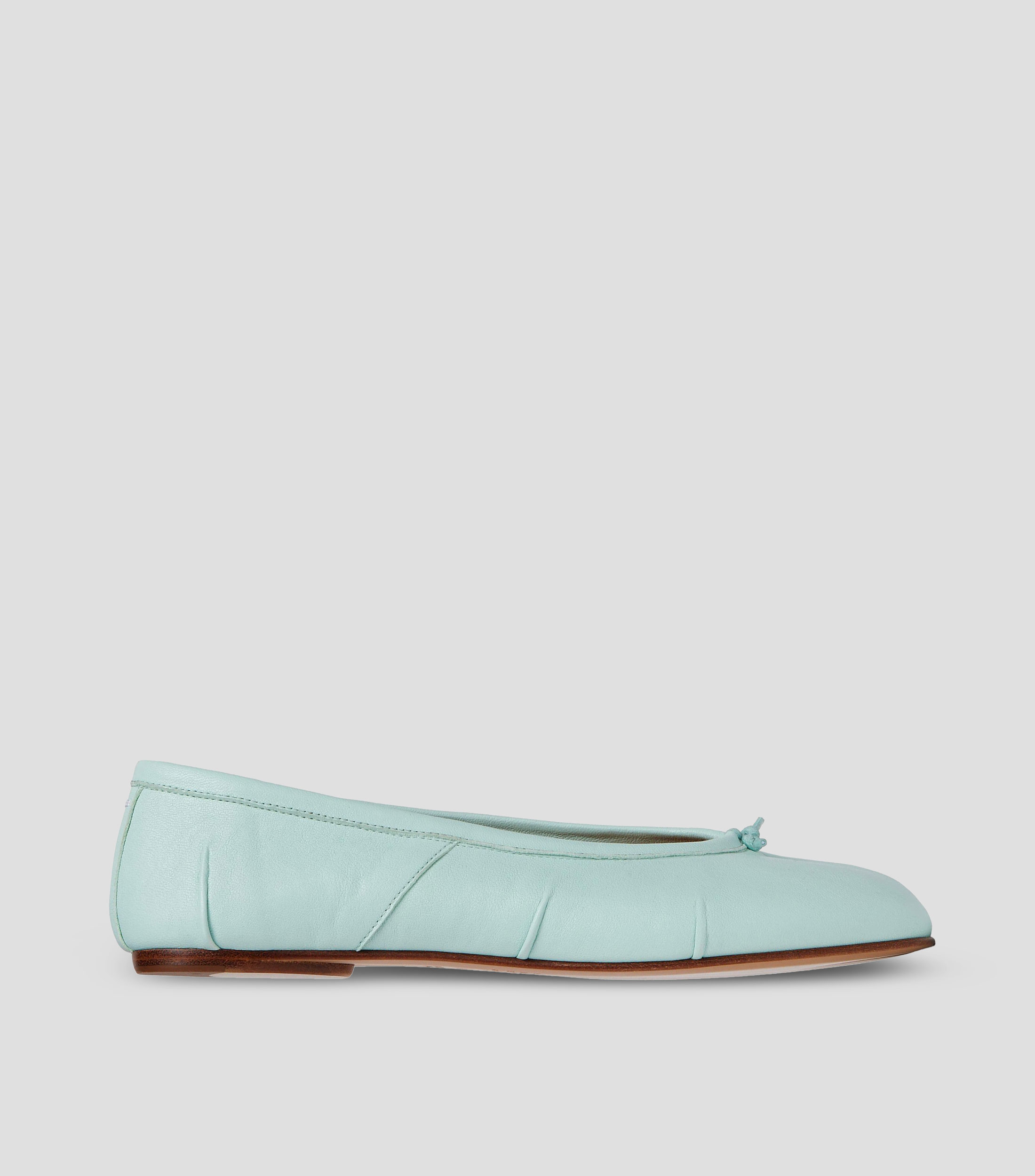 Flats Tabi en piel Mujer